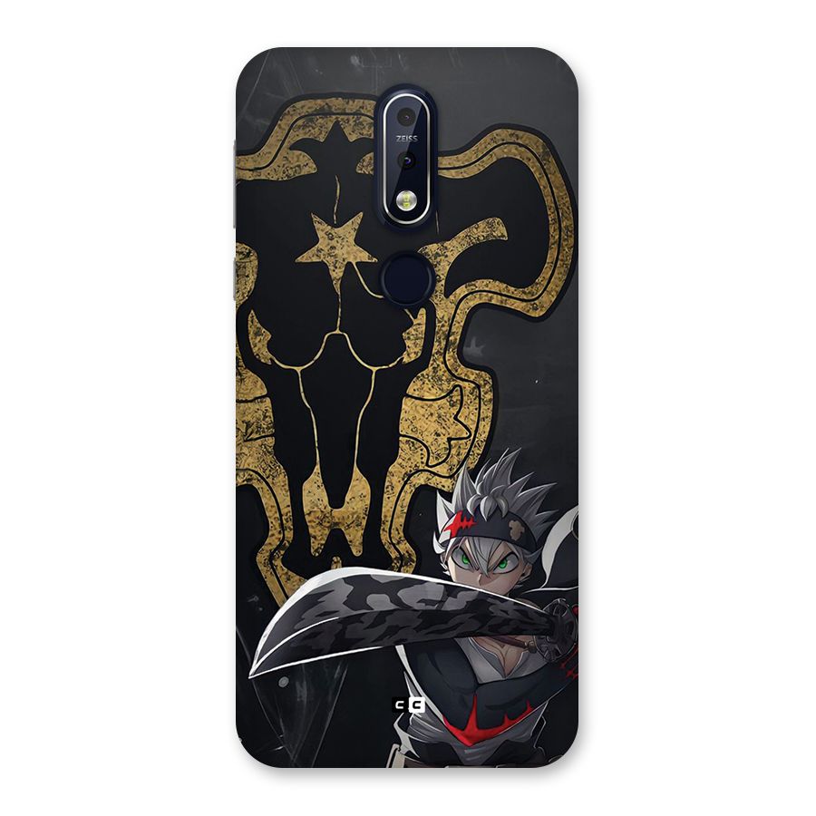 Asta With Black Bulls Back Case for Nokia 7.1