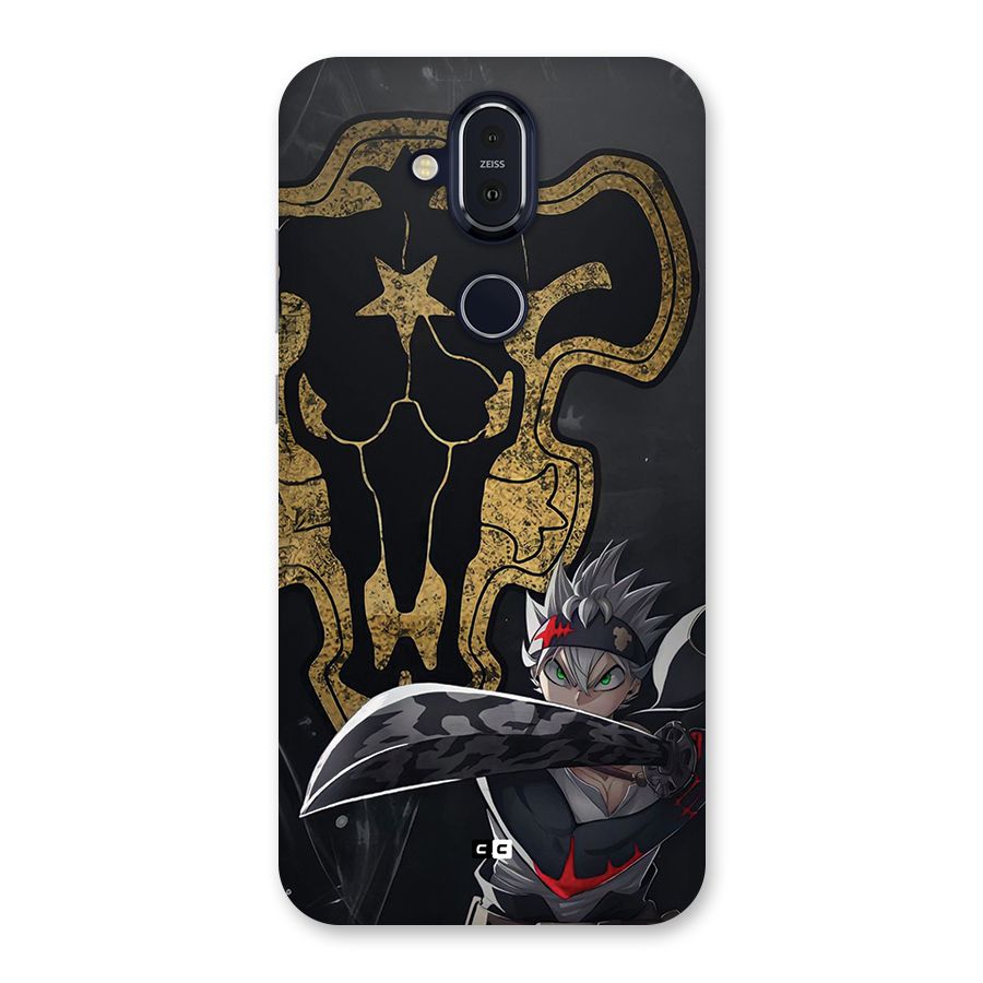 Asta With Black Bulls Back Case for Nokia 8.1