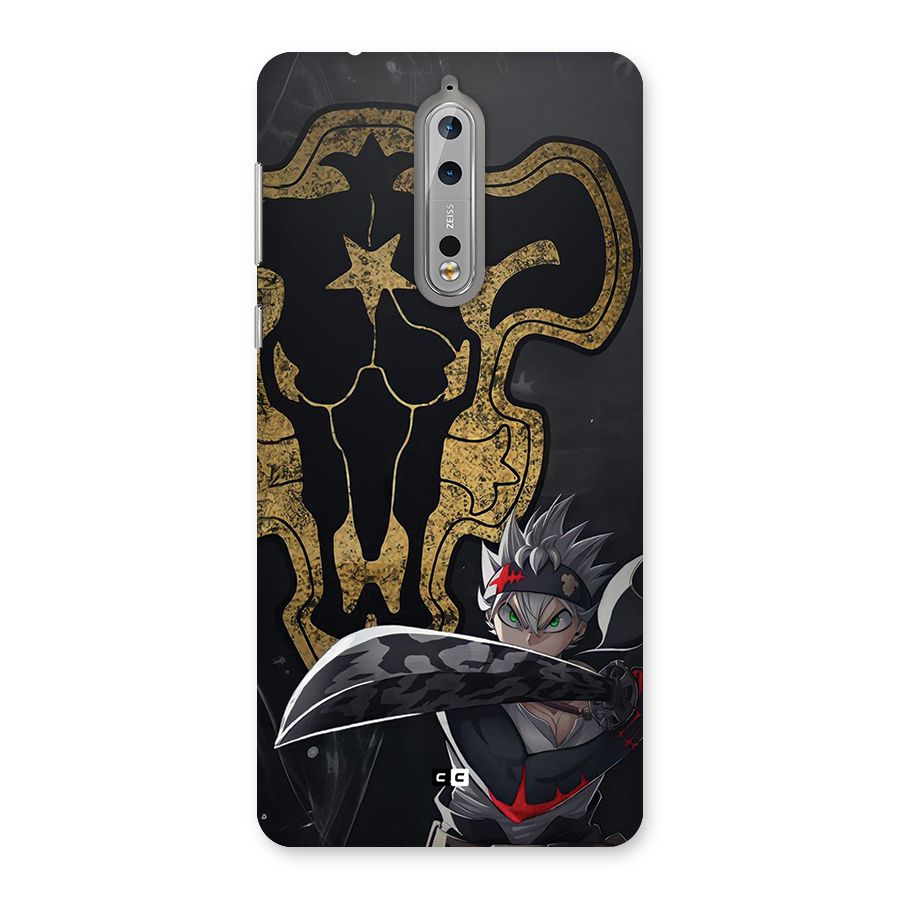 Asta With Black Bulls Back Case for Nokia 8