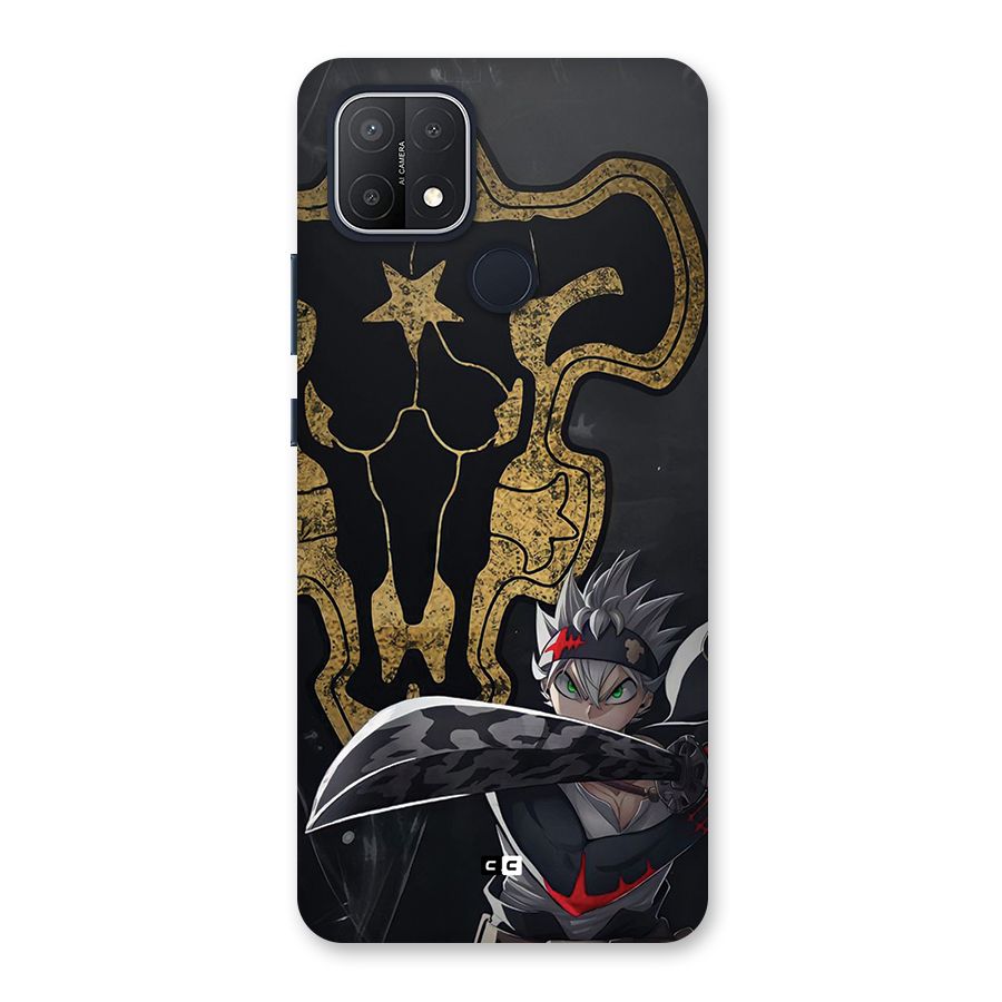 Asta With Black Bulls Back Case for Oppo A15