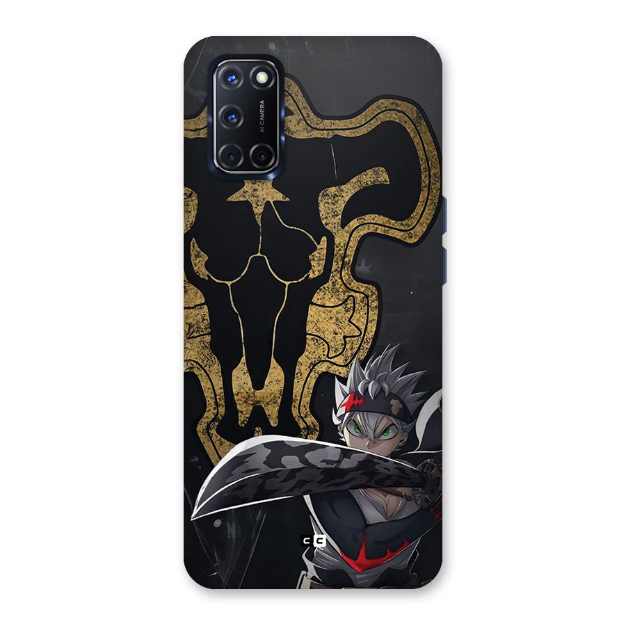 Asta With Black Bulls Back Case for Oppo A52