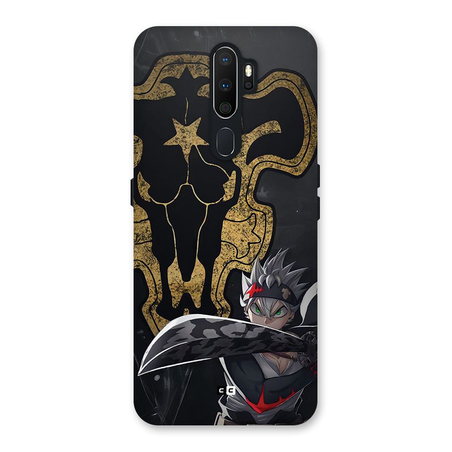 Asta With Black Bulls Back Case for Oppo A5 (2020)