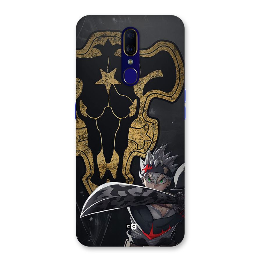 Asta With Black Bulls Back Case for Oppo A9