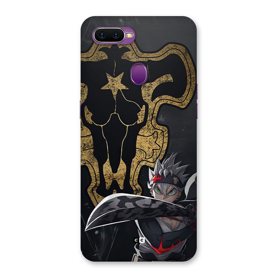 Asta With Black Bulls Back Case for Oppo F9