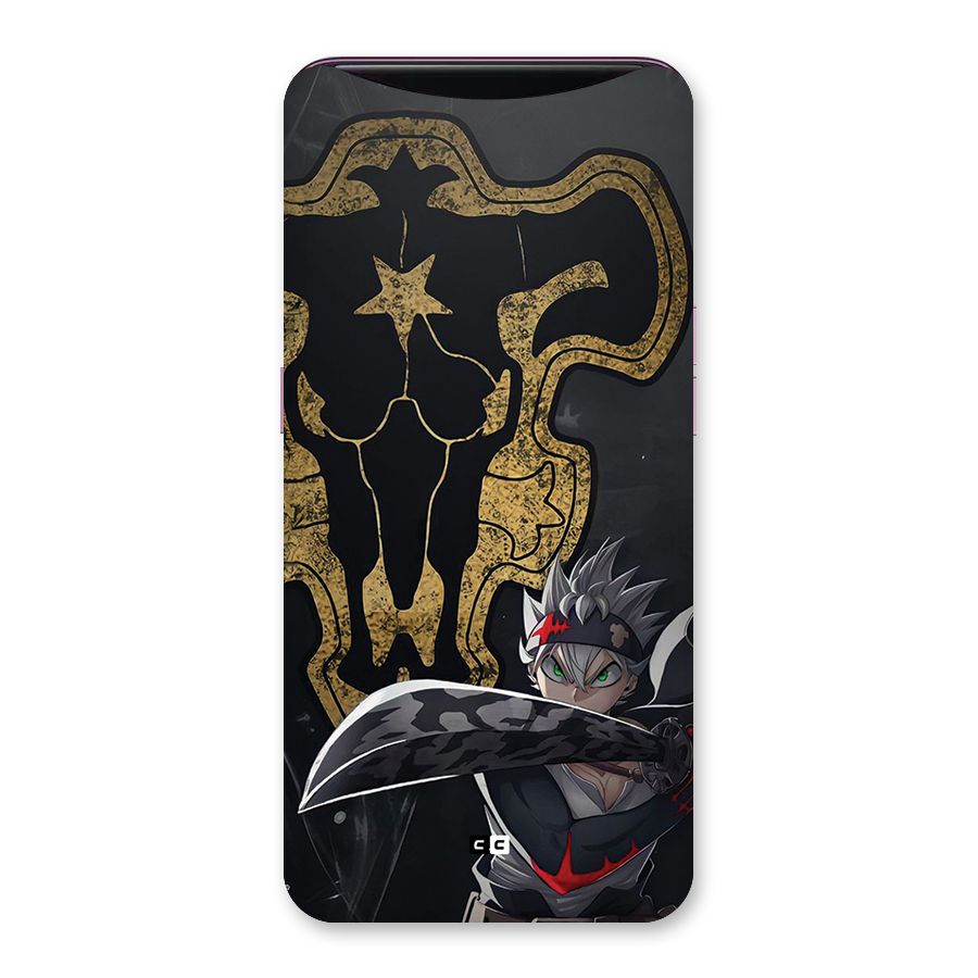 Asta With Black Bulls Back Case for Oppo Find X