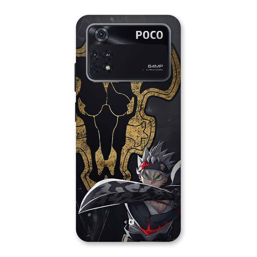 Asta With Black Bulls Back Case for Poco M4 Pro 4G