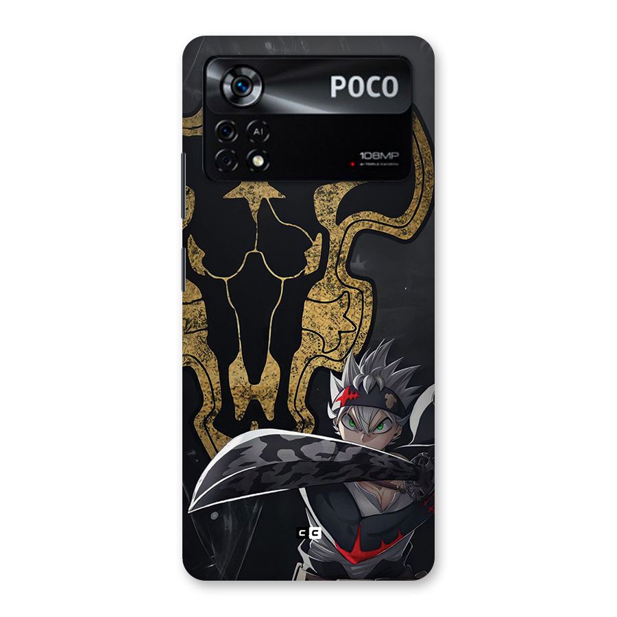 Asta With Black Bulls Back Case for Poco X4 Pro 5G