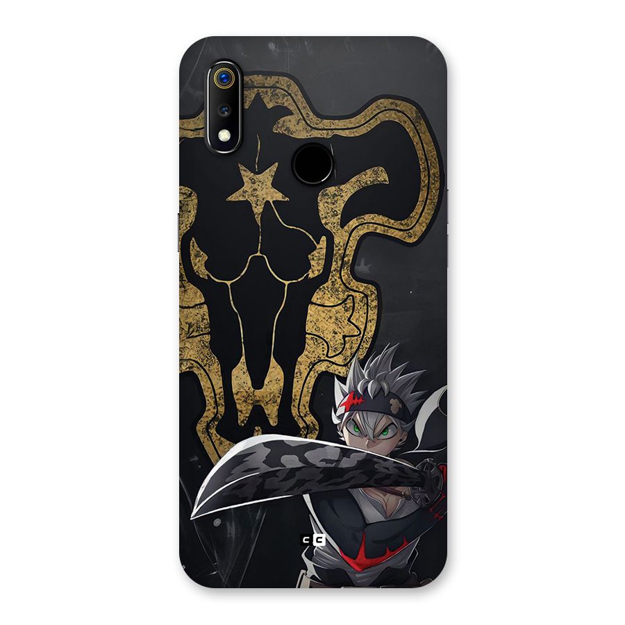 Asta With Black Bulls Back Case for Realme 3