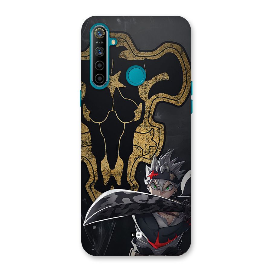 Asta With Black Bulls Back Case for Realme 5i