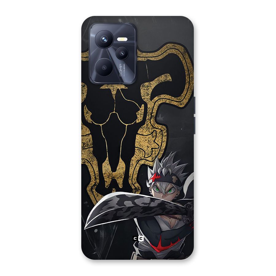 Asta With Black Bulls Back Case for Realme C35