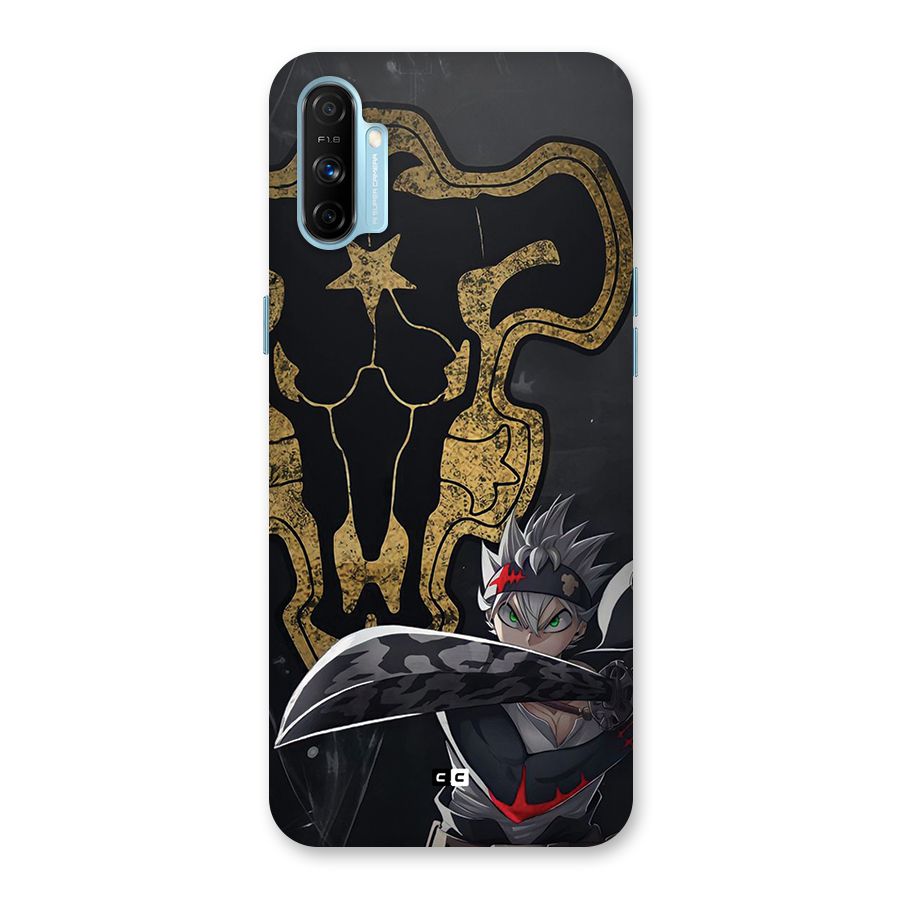 Asta With Black Bulls Back Case for Realme Narzo 20A