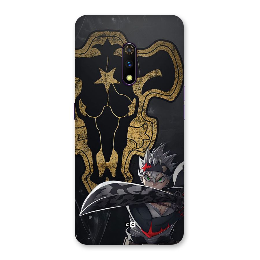 Asta With Black Bulls Back Case for Realme X