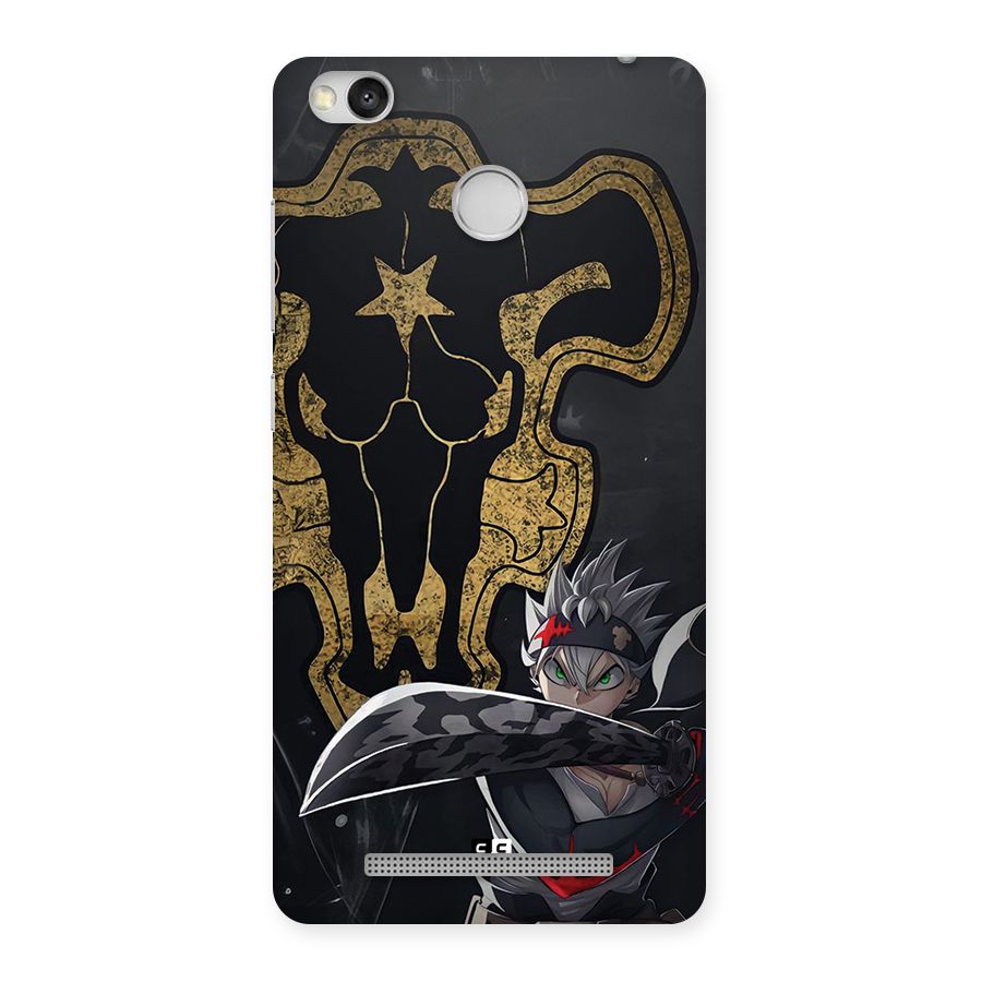 Asta With Black Bulls Back Case for Redmi 3S Prime