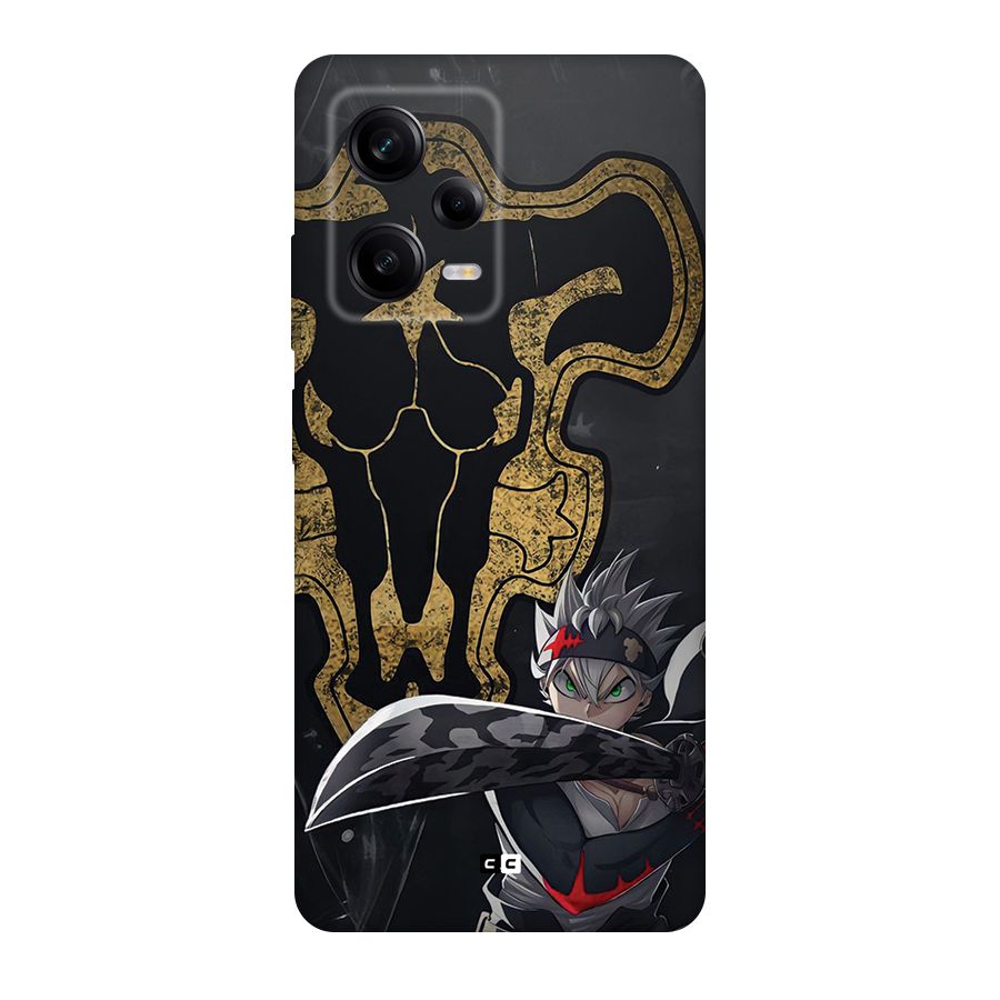 Asta With Black Bulls Back Case for Redmi Note 12 Pro