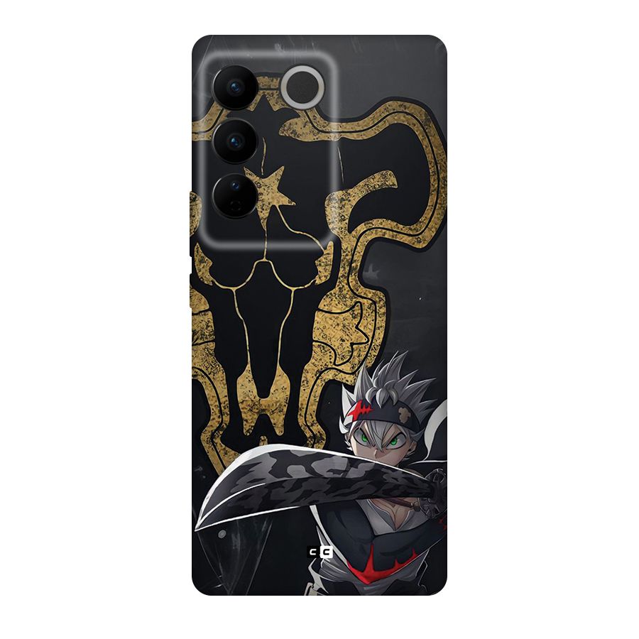 Asta With Black Bulls Back Case for Vivo V27
