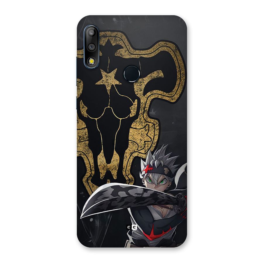 Asta With Black Bulls Back Case for Zenfone Max Pro M2
