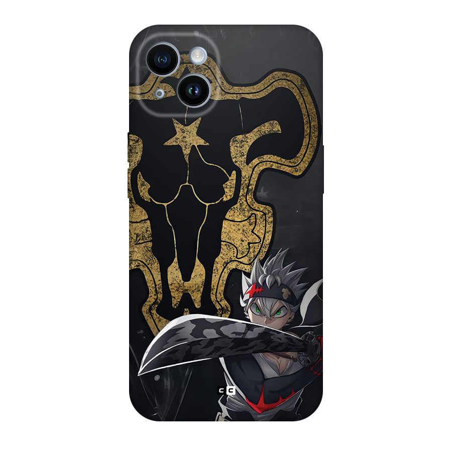 Asta With Black Bulls Back Case for iPhone 14