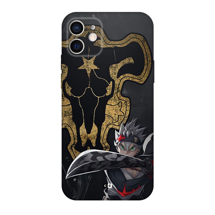 Asta With Black Bulls Back Case for iPhone 12
