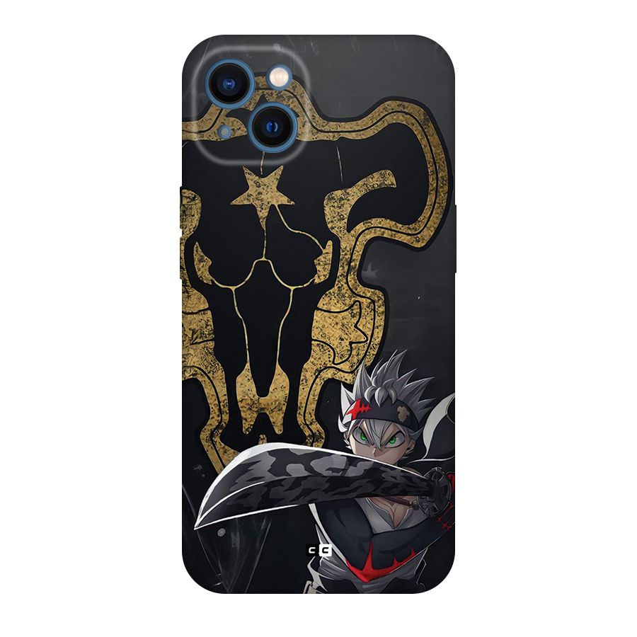 Asta With Black Bulls Back Case for iPhone 13