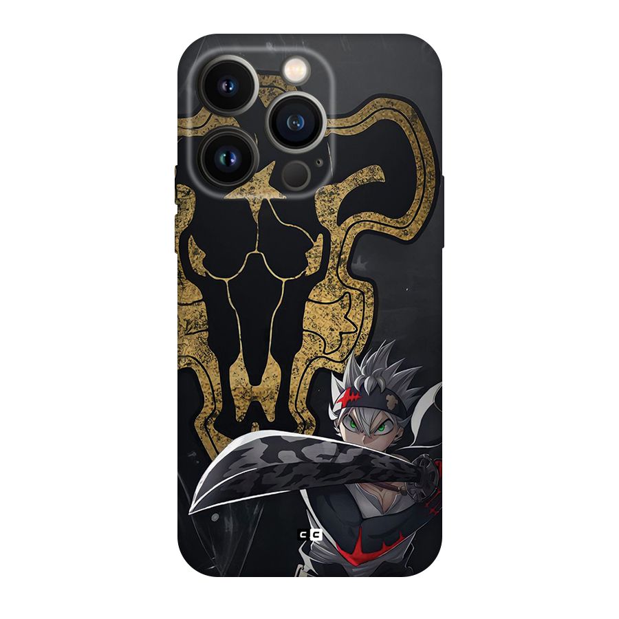 Asta With Black Bulls Back Case for iPhone 14 Pro