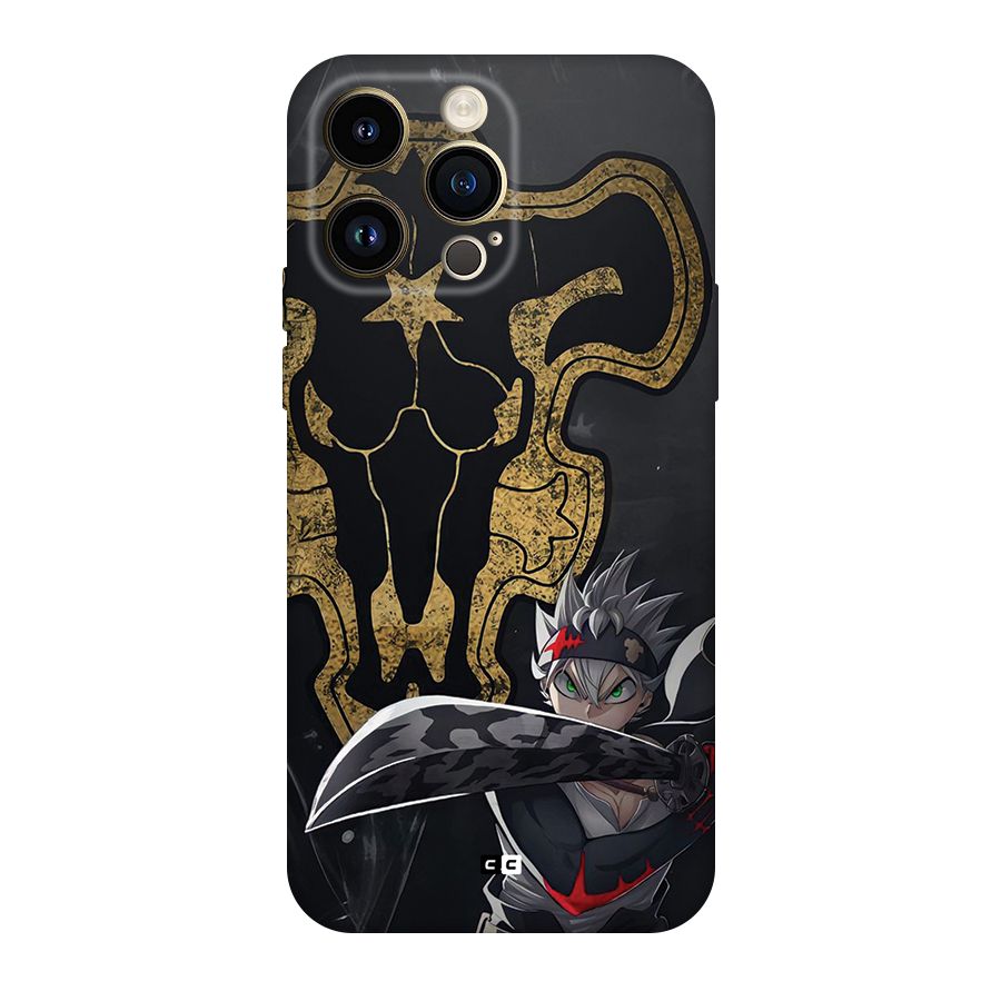Asta With Black Bulls Back Case for iPhone 14 Pro Max