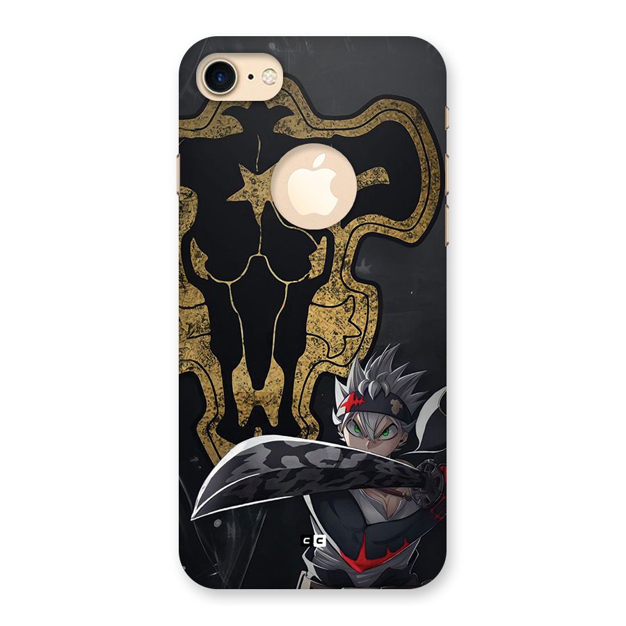 Asta With Black Bulls Back Case for iPhone 7 Logo Cut