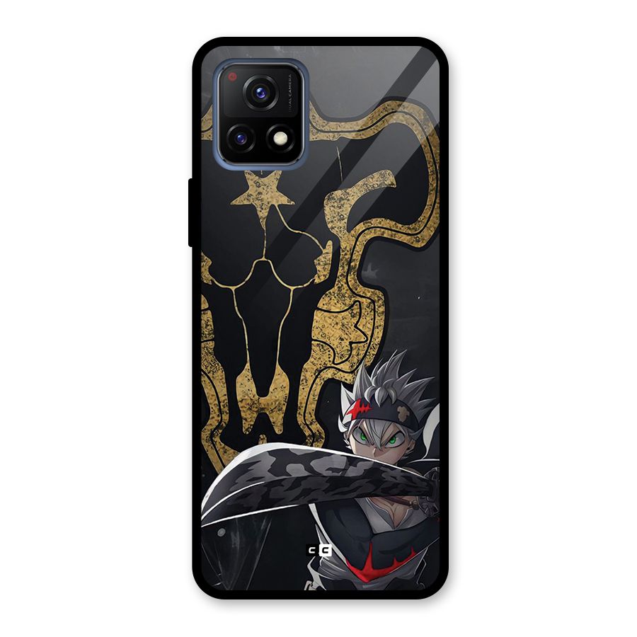 Asta With Black Bulls Glass Back Case for Vivo Y72 5G