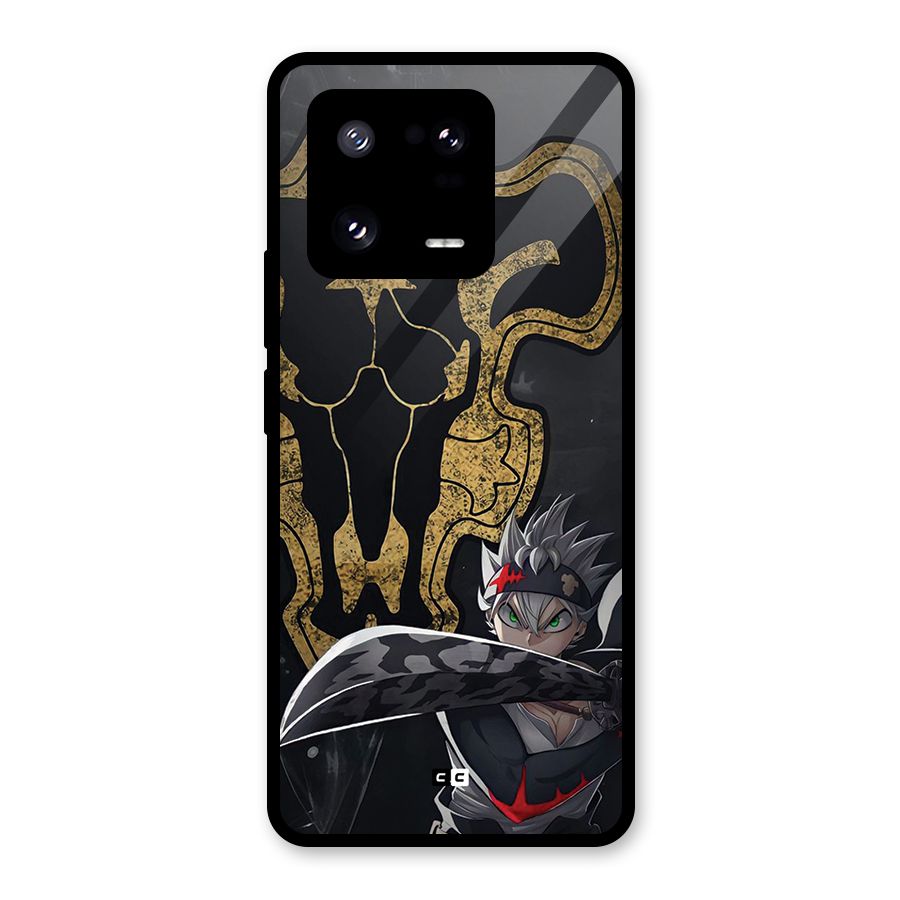 Asta With Black Bulls Glass Back Case for Xiaomi 13 Pro