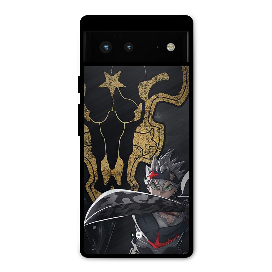 Asta With Black Bulls Metal Back Case for Google Pixel 6