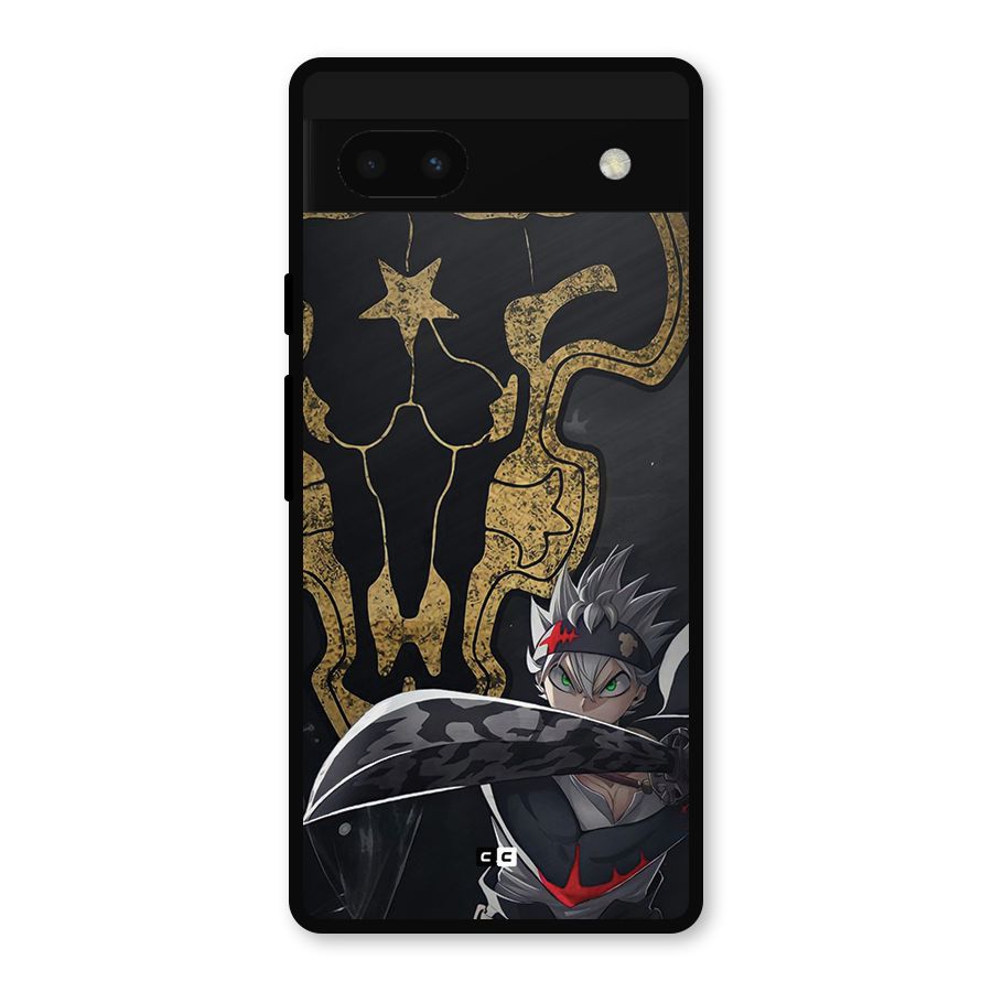 Asta With Black Bulls Metal Back Case for Google Pixel 6a