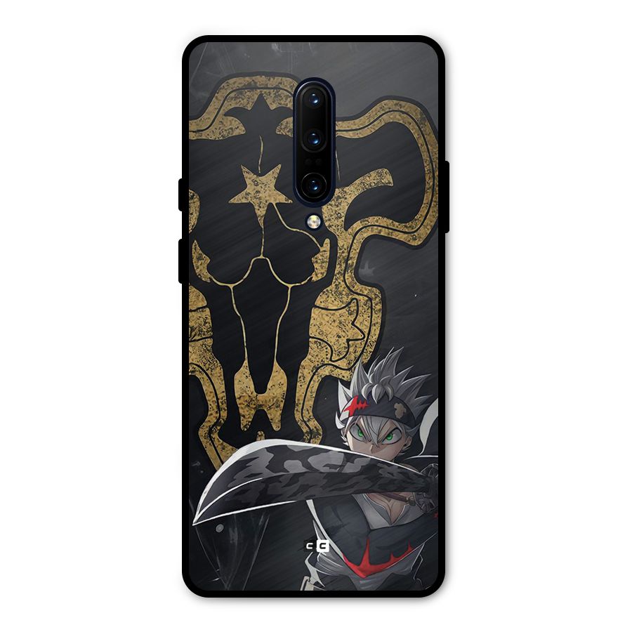 Asta With Black Bulls Metal Back Case for OnePlus 7 Pro