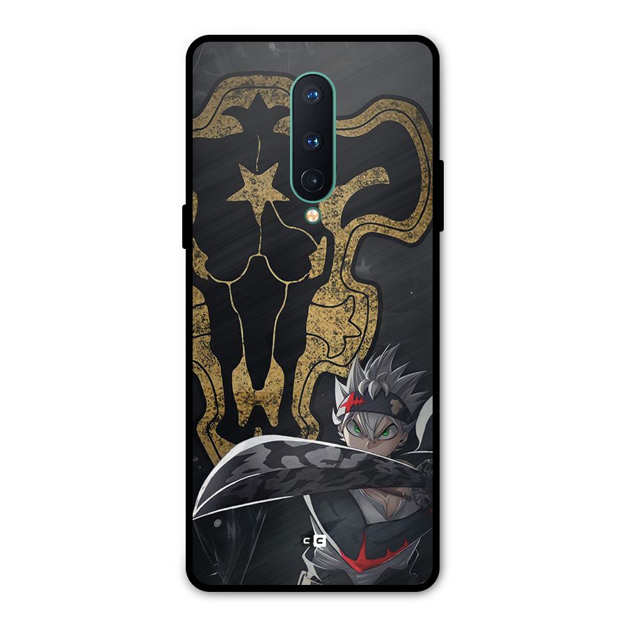 Asta With Black Bulls Metal Back Case for OnePlus 8