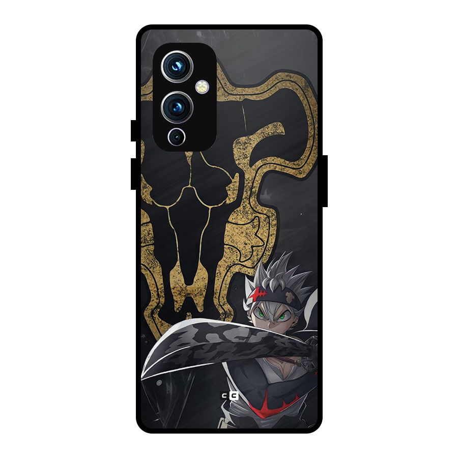 Asta With Black Bulls Metal Back Case for OnePlus 9