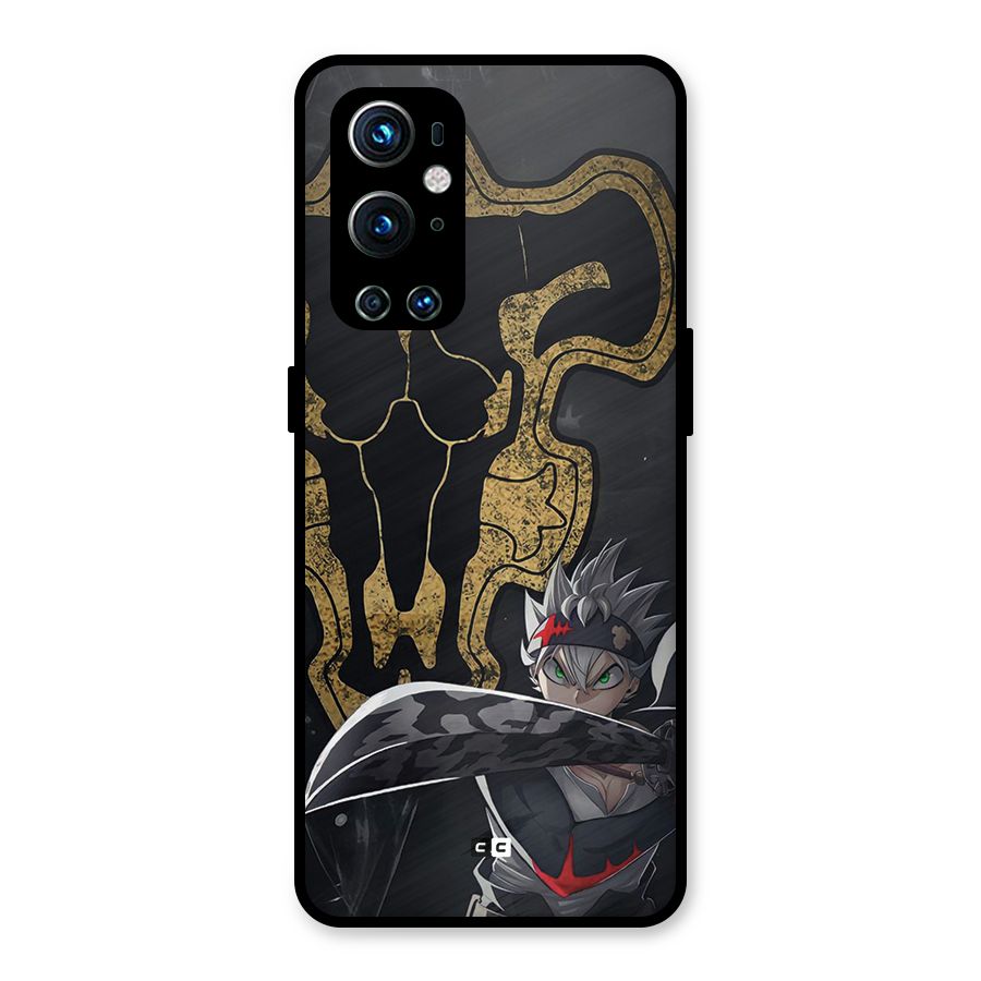Asta With Black Bulls Metal Back Case for OnePlus 9 Pro