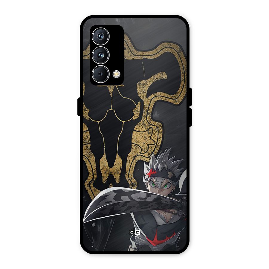 Asta With Black Bulls Metal Back Case for Realme GT Master Edition