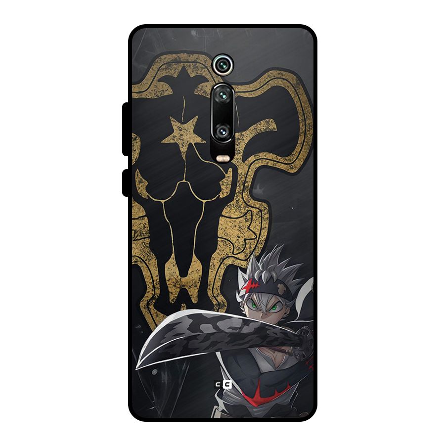 Asta With Black Bulls Metal Back Case for Redmi K20