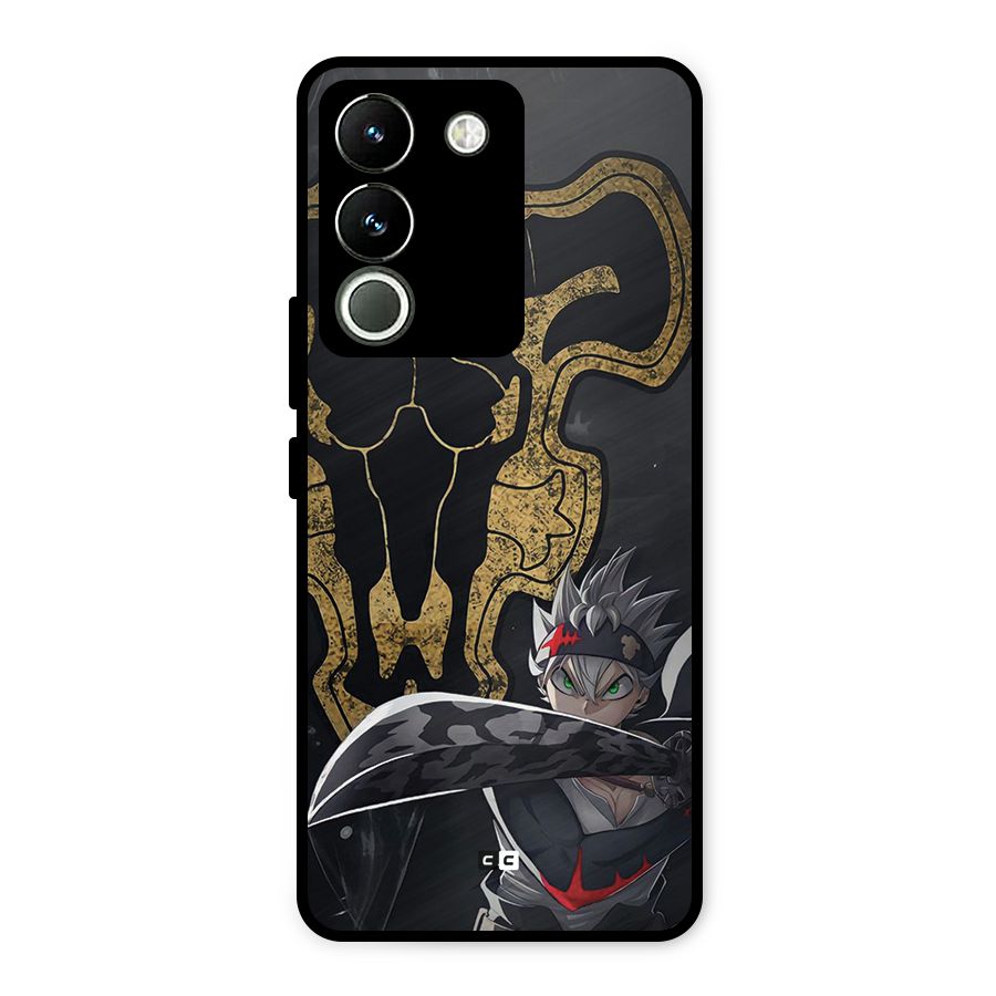 Asta With Black Bulls Metal Back Case for Vivo Y200