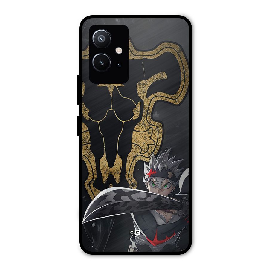 Asta With Black Bulls Metal Back Case for Vivo Y75 5G