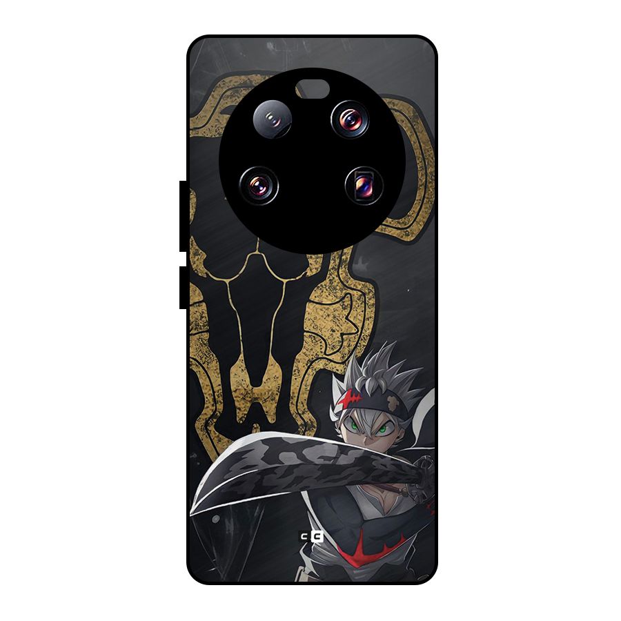 Asta With Black Bulls Metal Back Case for Xiaomi 13 Ultra