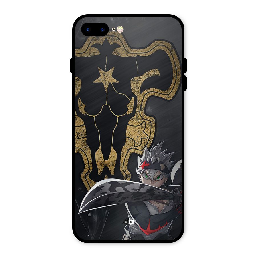 Asta With Black Bulls Metal Back Case for iPhone 7 Plus