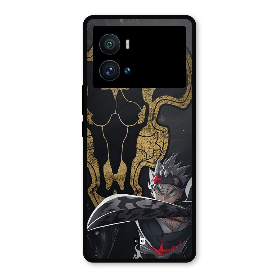 Asta With Black Bulls Metal Back Case for iQOO 9 Pro