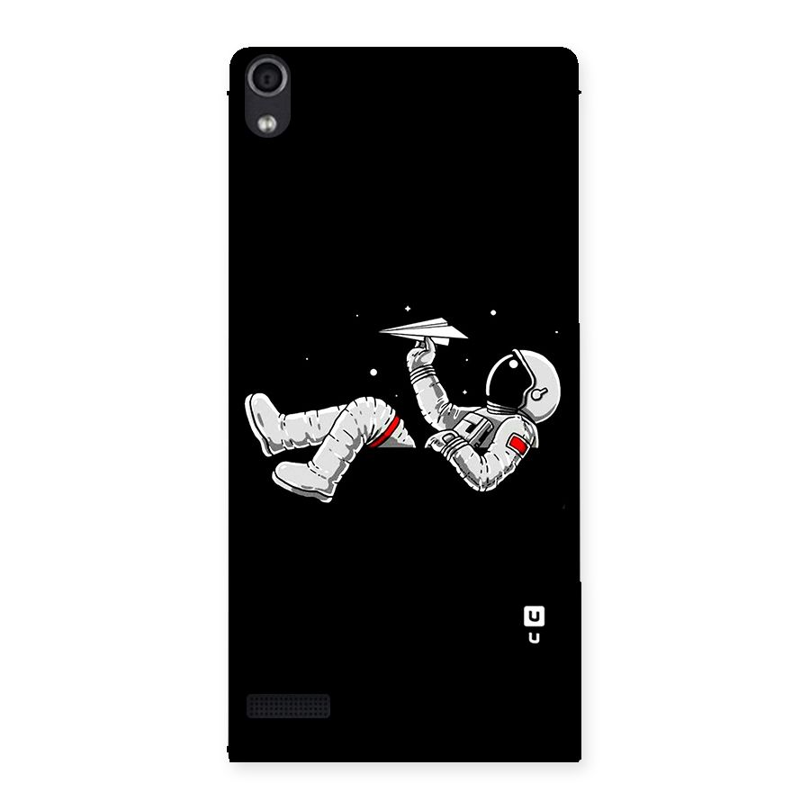 Astronaut Aeroplane Back Case for Ascend P6