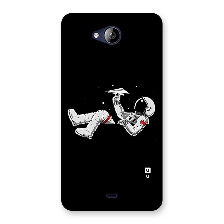 Astronaut Aeroplane Back Case for Canvas Play Q355