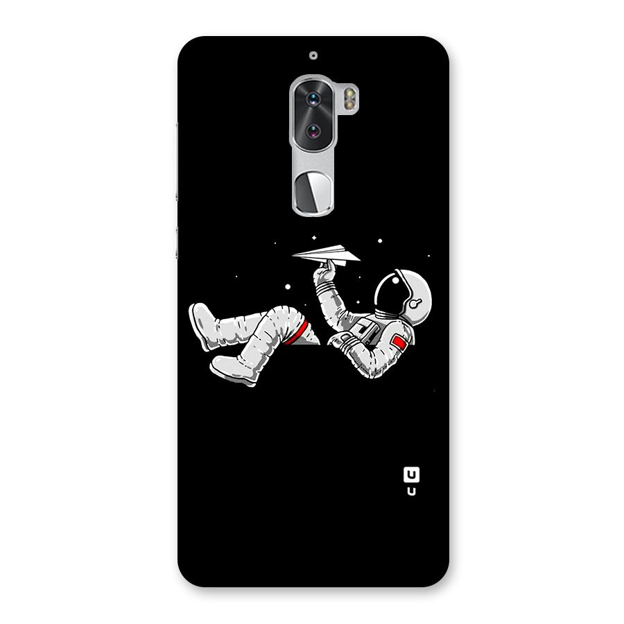 Astronaut Aeroplane Back Case for Coolpad Cool 1