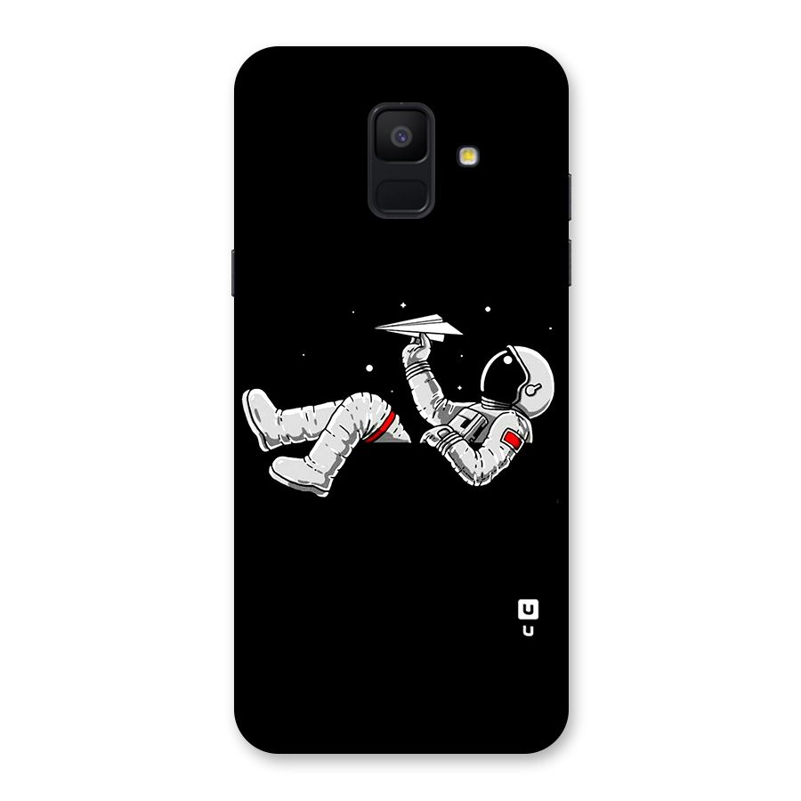 Astronaut Aeroplane Back Case for Galaxy A6 (2018)