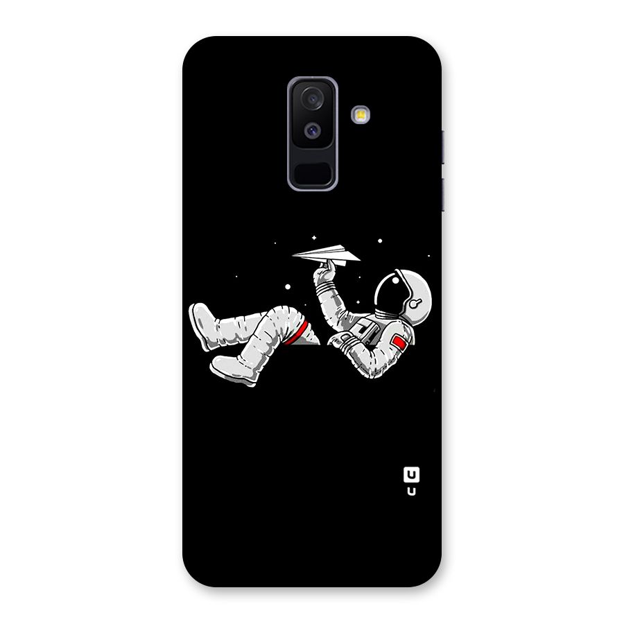 Astronaut Aeroplane Back Case for Galaxy A6 Plus