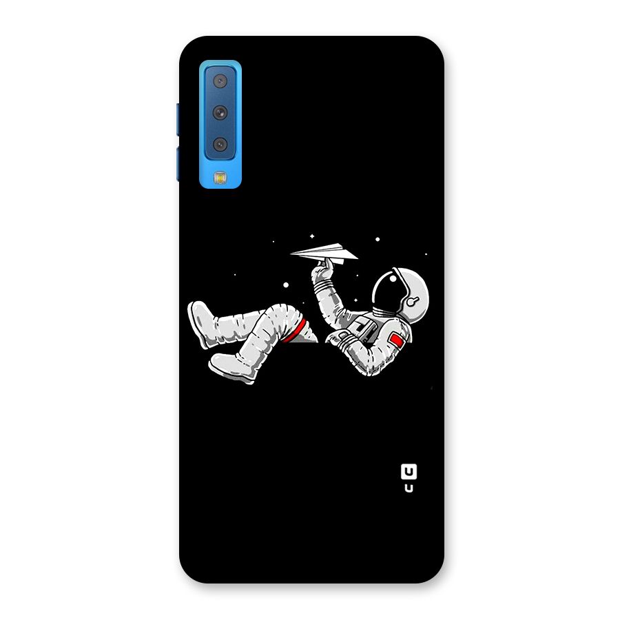 Astronaut Aeroplane Back Case for Galaxy A7 (2018)