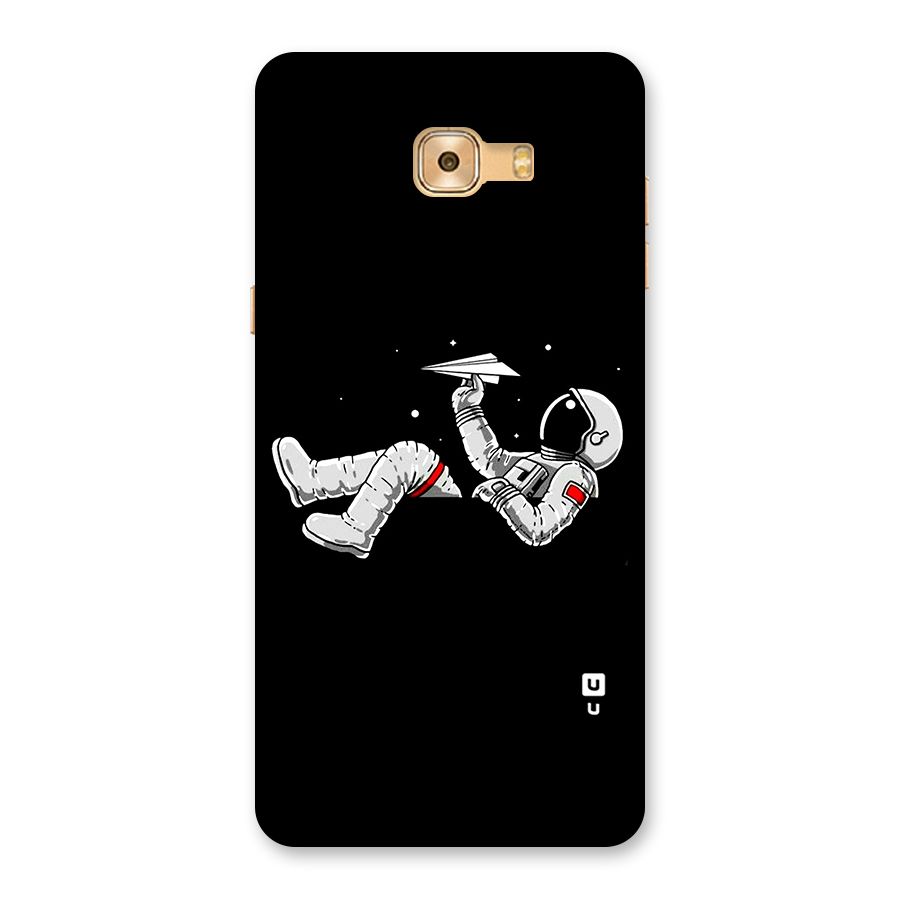 Astronaut Aeroplane Back Case for Galaxy C9 Pro