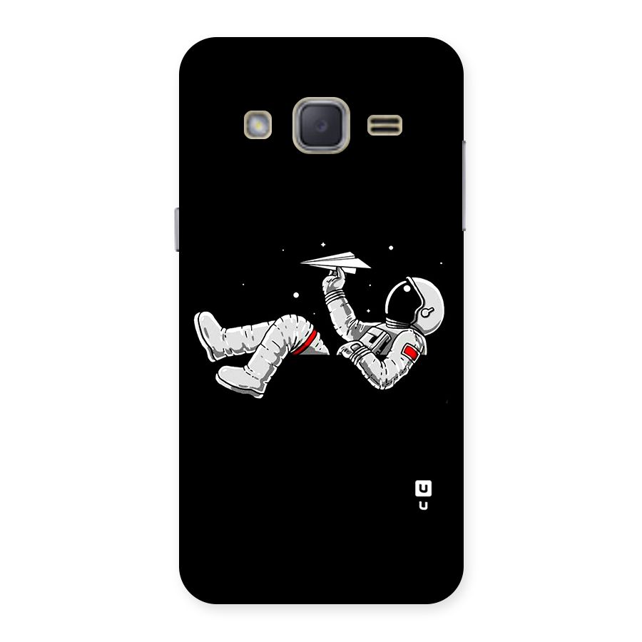 Astronaut Aeroplane Back Case for Galaxy J2