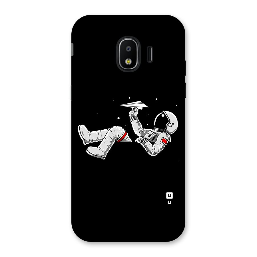 Astronaut Aeroplane Back Case for Galaxy J2 Pro 2018